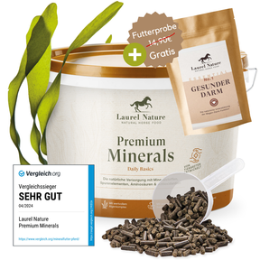 Premium Minerals 3kg + Gratis Futterprobe Gesunder Darm 200g